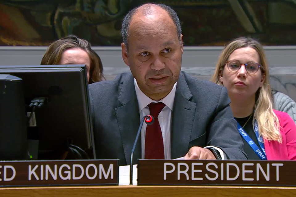 Imagem relacionada à notícia: Todos os stakeholders devem trabalhar para um Haiti seguro e estável: declaração do Reino Unido no Conselho de Segurança da ONU