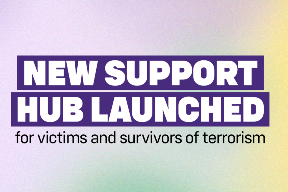 Novo hub de suporte lançado para vítimas e sobreviventes do terrorismo