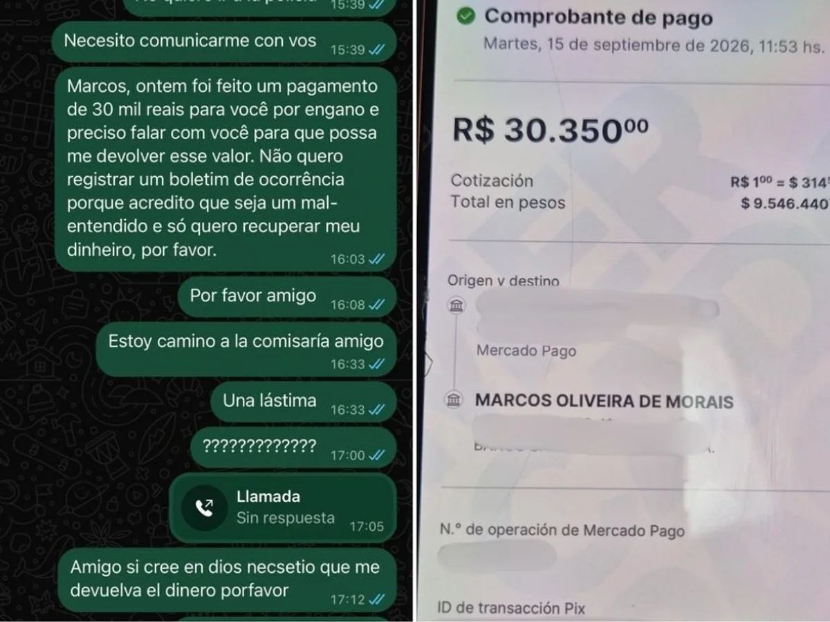 Em mensagens, turista implorou a taxista para devolver R$ 30 mil. Veja