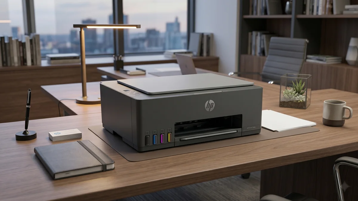Imagem da matéria: Sem cartuchos e com alta produtividade: conheça a impressora HP Smart Tank 589