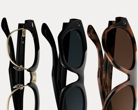 Three styles of Ray-Ban Meta Gen 3 glasses pictured on a white background.