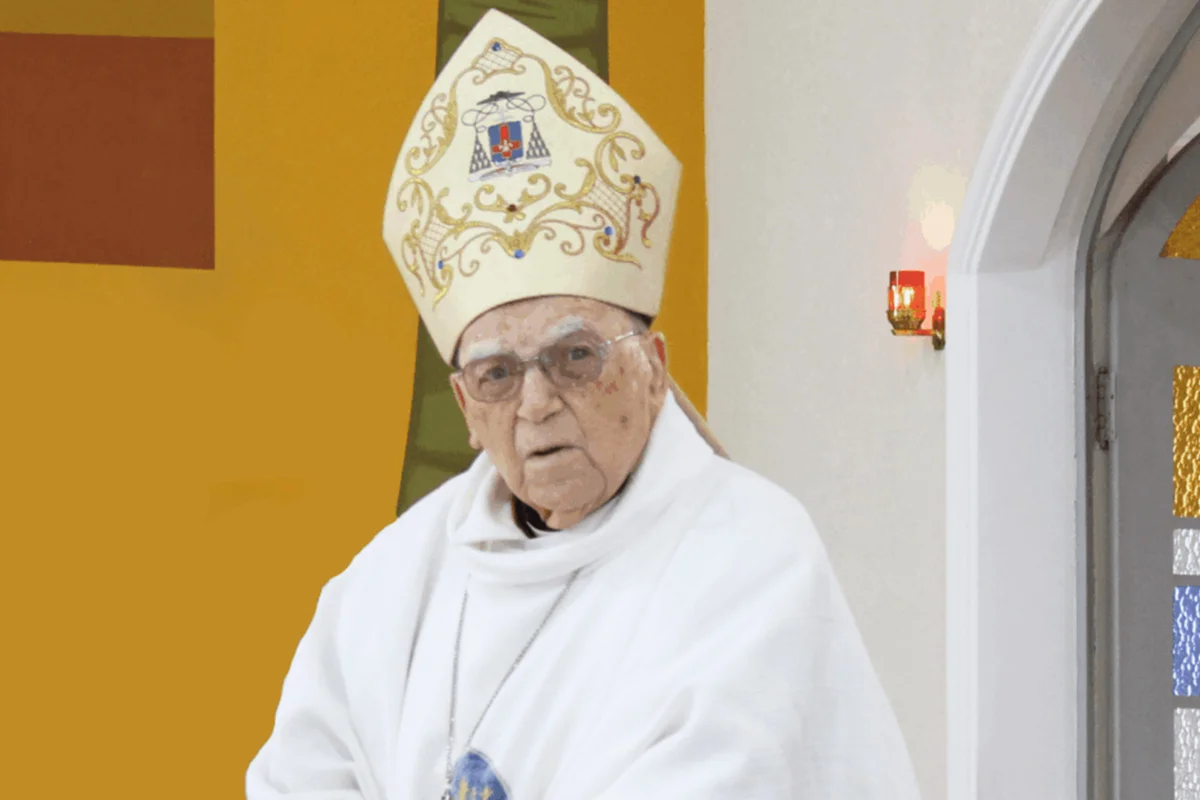 Imagem colorida de Dom Pedro Fedalto