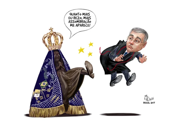 Imagem da matéria: A santa que tira o sono de Flávio Bolsonaro