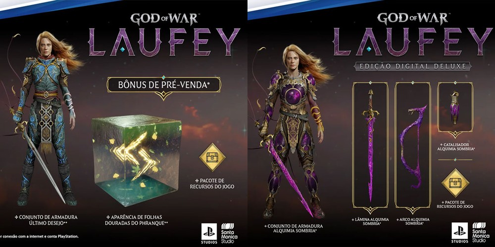 God of War: Laufey terá bônus de pré-venda e itens digitais em sua Edição Digital Deluxe — Foto: Reprodução/PlayStation Blog
