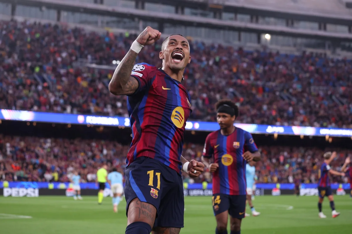 Barcelona: Raphinha assume protagonismo e chega a oito gols em cinco jogos