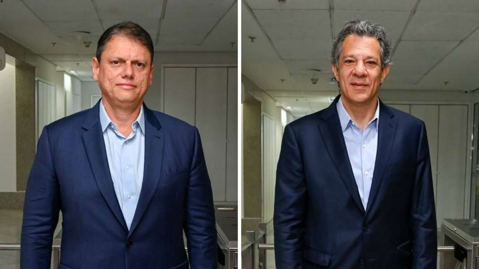 Tarcísio de Freitas e Fernando Haddad participam de debate na Globo nesta terça-feira, 29