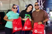 Claudete Silva, Adriene de Lima e Guilherme dos Anjos