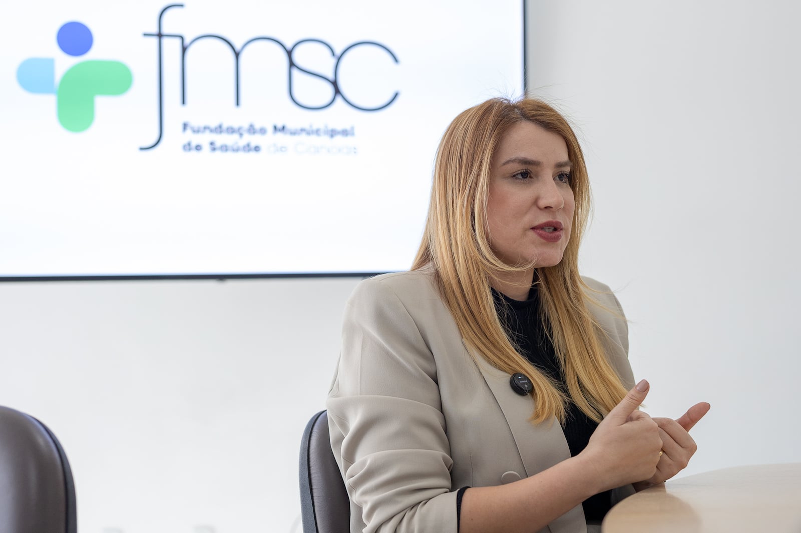Raquel Caetano, presidente da FMSC, diz que retomada do Cebas era uma prioridade estratégica Bruno Ourique/PMC