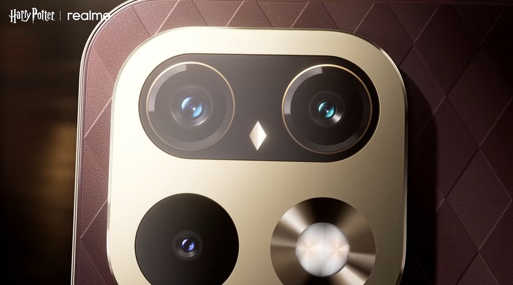 realme 16 Pro+ Harry Potter Edition transforma o smartphone em um item de colecionador com visual inspirado em Hogwarts e embalagem que remete ao universo da saga — Foto: Reprodução/realme