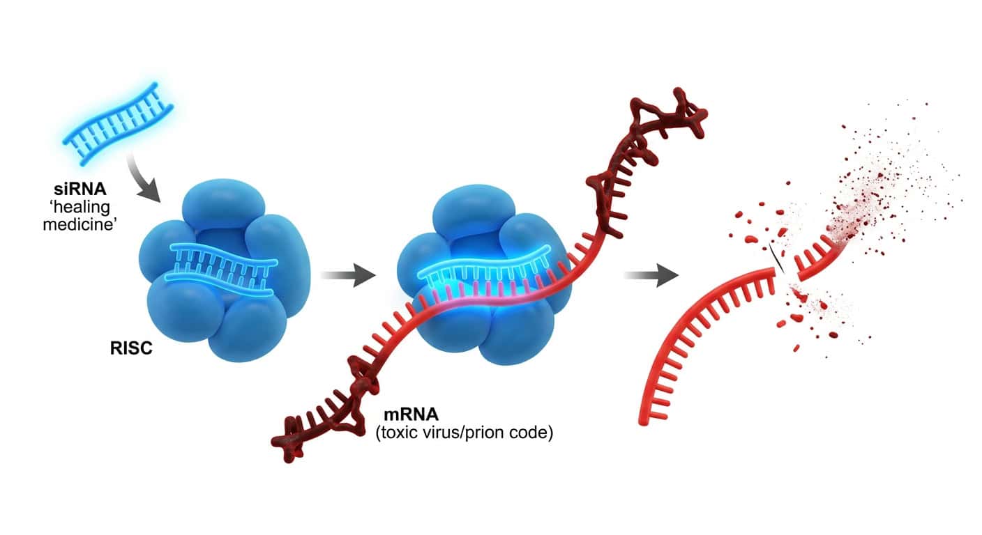 Diagrama de como a substância experimental ALN-6457 funciona