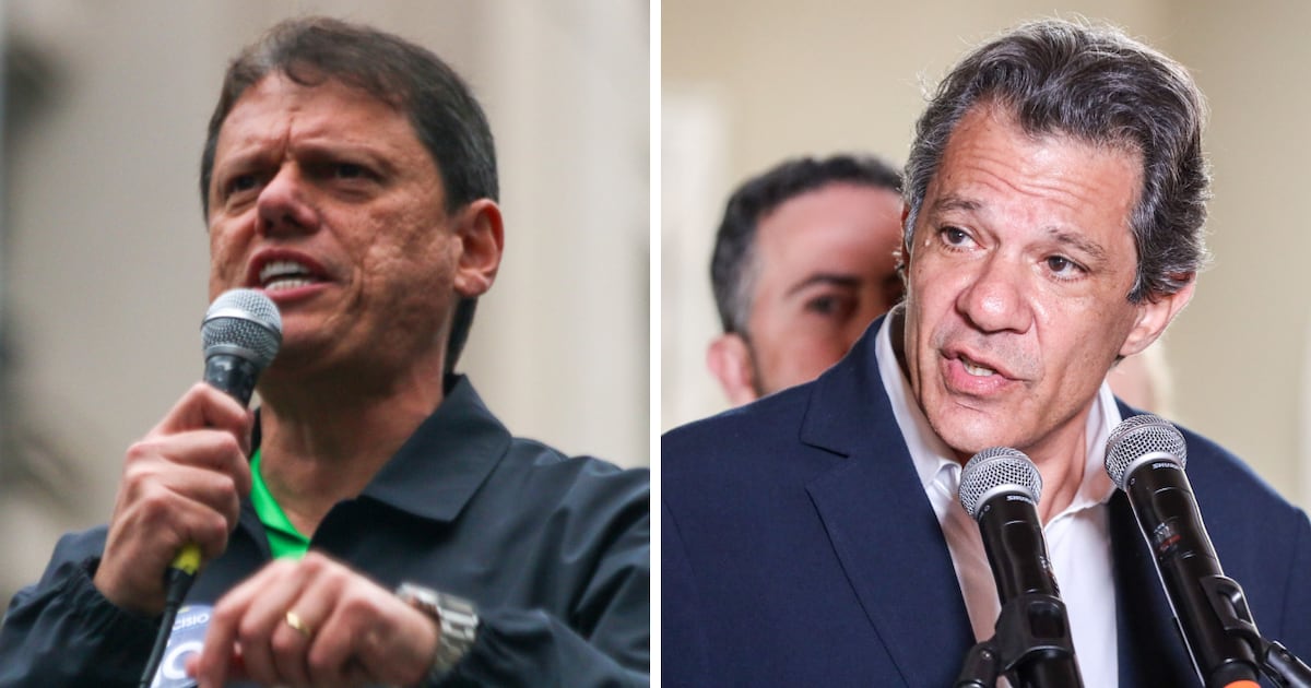 Real Time: Tarcísio tem 50% das intenções de voto no 1º turno no Grande ABC; Haddad soma 44%