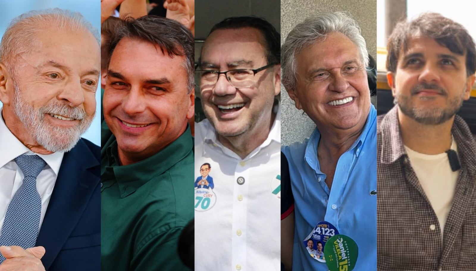 Os eventos dos principais candidatos à Presidência nos últimos dias de campanha antes do primeiro turno Montagem R7: Ricardo Stuckert/PR - 27.09.26; Vitor Sales - 28.09.2026; Equipe Campanha Augusto Cury;Eequipe Campanha Ronaldo Caiado; Reprodução/instagram/@renansantos