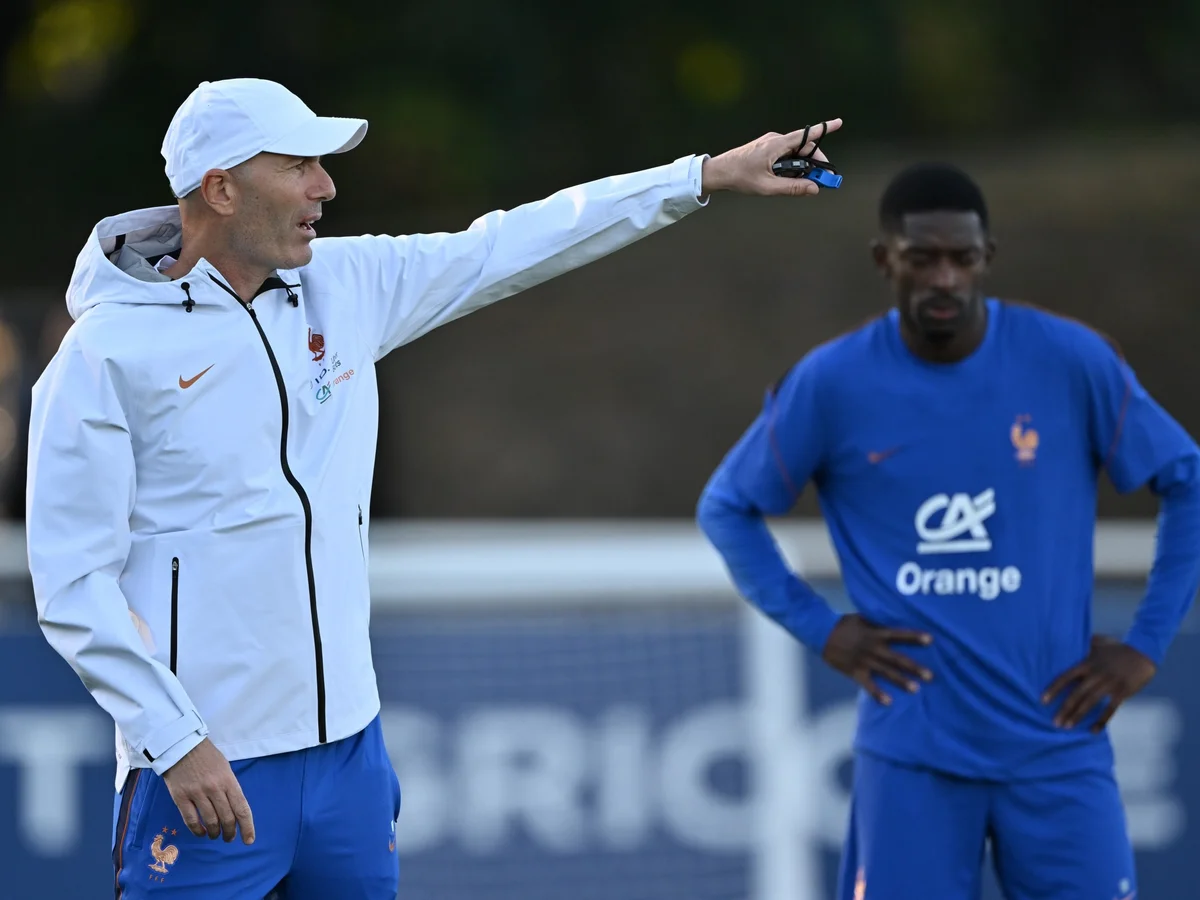Zidane faz mudanças na França: Mbappé na esquerda e Dembélé de centroavante