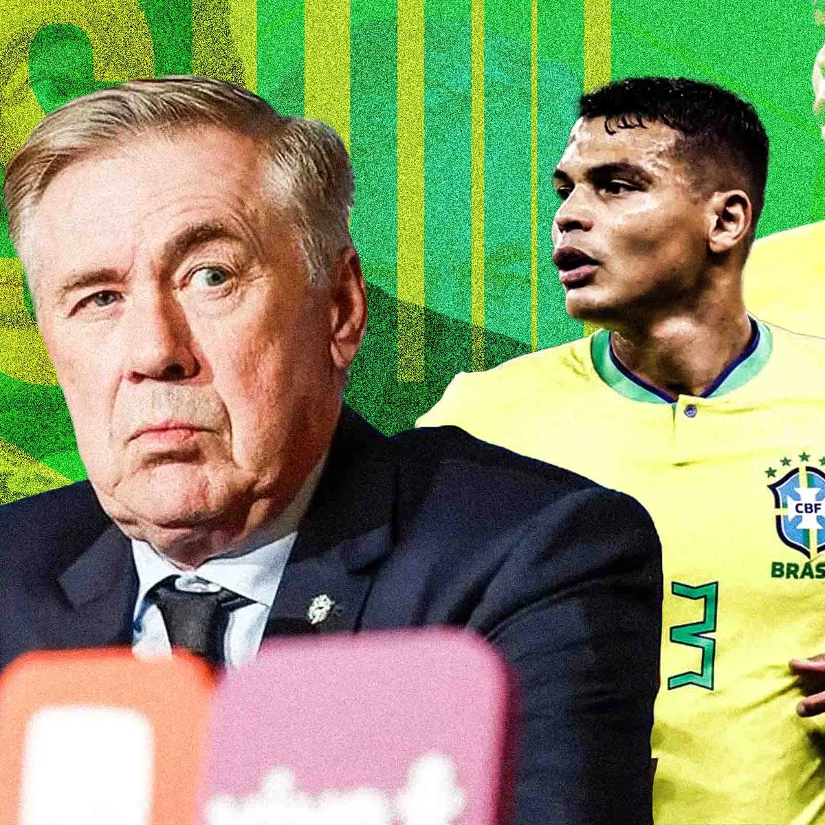 Ancelotti rebate crítica de Thiago Silva à convocação de jovens na Seleção