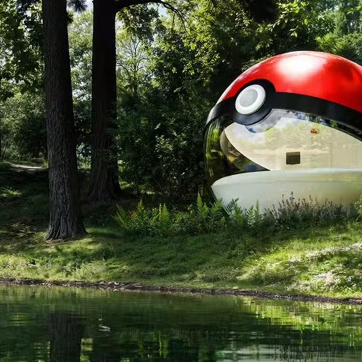 Ilha paradisíaca no Japão ganha cabana em formato de pokebola; veja