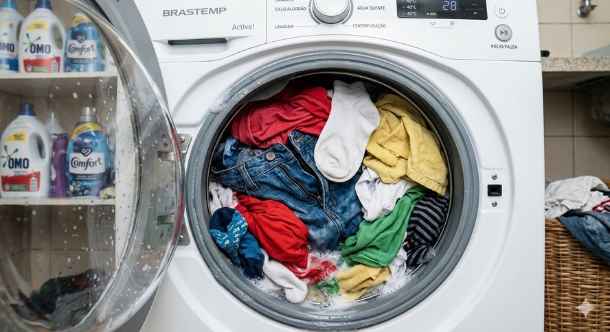 7 erros na máquina de lavar que destroem as roupas e muita gente ignora