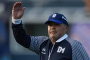Diego Maradona, quando era técnico do Gimnasia y Esgrima La Plata