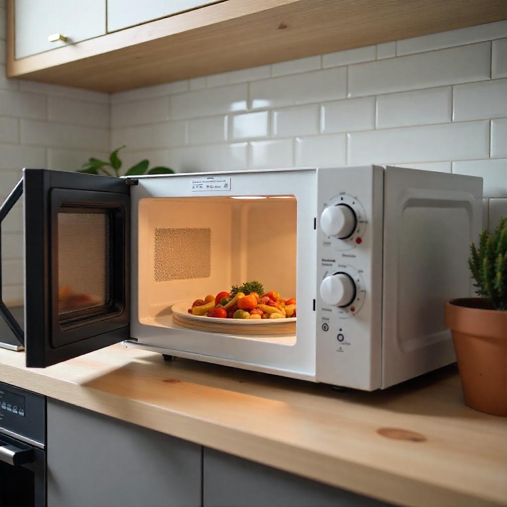 Aquecer as refeições no micro-ondas é bem mais prático e economiza tempo — Foto: Reprodução/Freepik
