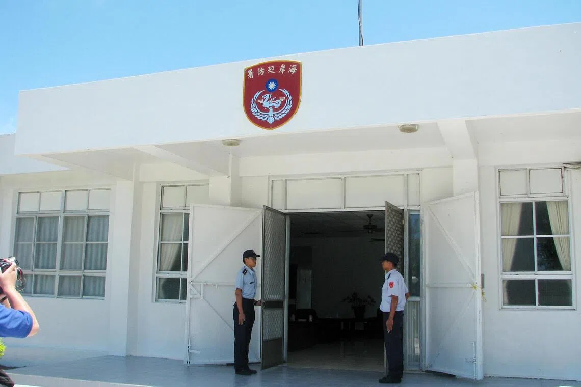 The office of Taiwan's Coast Guard Administration which manages the Pratas Island. Its main duties include chasing away boats, including Chinese and Taiwanese ones, fishing illegally in the waters near the island.