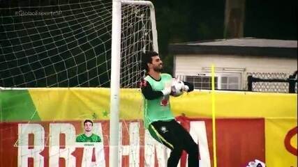 Otávio, 20 anos, deve ser o goleiro titular do Brasil amanhã contra a Austrália