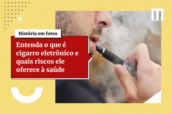 Jovem é internado em estado grave após usar cigarro eletrônico por anos