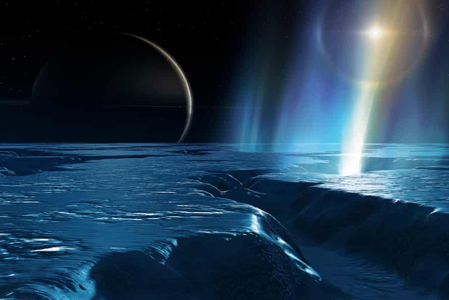 Micróbios da Terra sobrevivem em condições simuladas do oceano da lua de Saturno