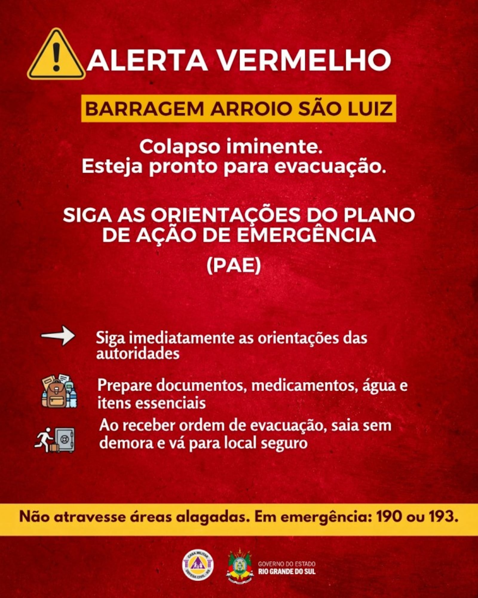 Alerta - Defesa Civil / RS Defesa Civil / RS