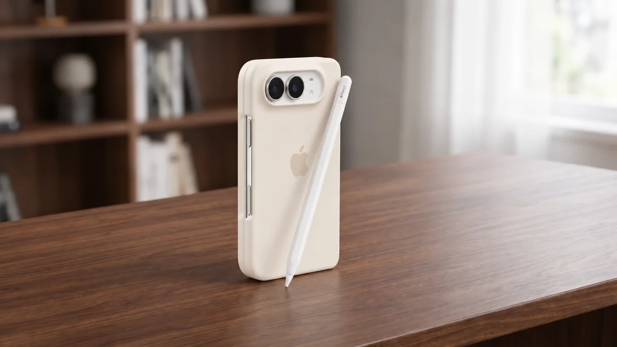 iPhone Duo com Apple Pencil