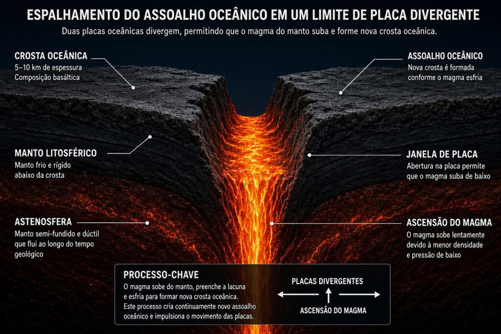 Placa tectônica no fundo do Pacífico tem rachaduras e sinais de uma separação que pode durar milhões de anos