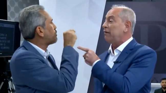 Ciro Gomes e Elmano de Freitas batem boca durante debate: 'Baixa o dedinho'