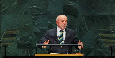 Presidente Lula em discurso na ONU 22 de setembro de 2026 Foto: REUTERS/MIKE SEGAR