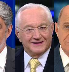 William Bonner, Boris Casoy e Ricardo Boechat: sem diploma, mas com autoridade inquestionável como jornalistas Foto: Reproduções/Instagram