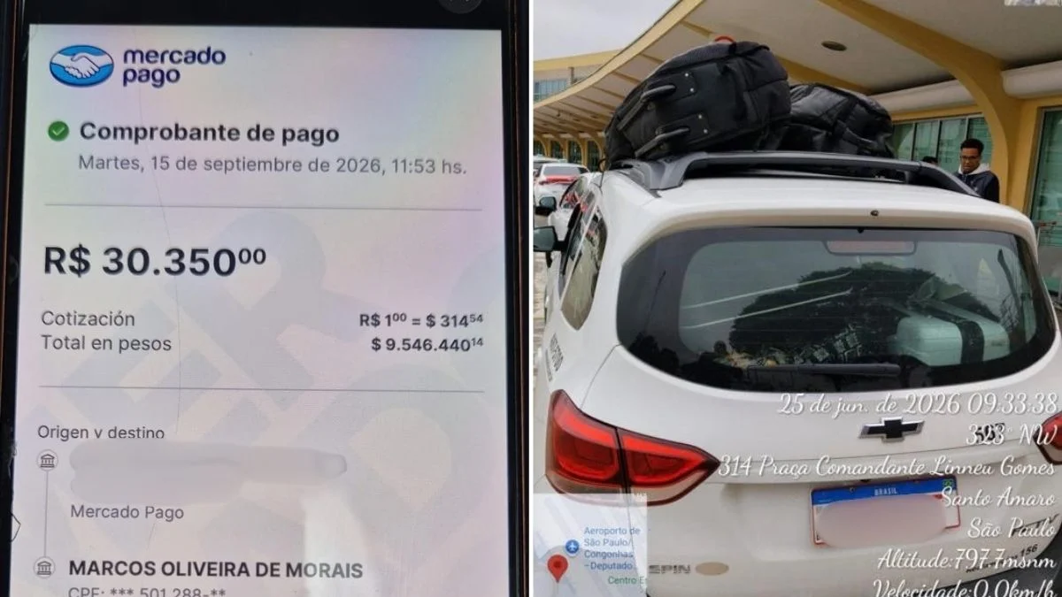 Taxista debitou R$ 30 mil de turista argentino após viagem de R$ 30 em SP