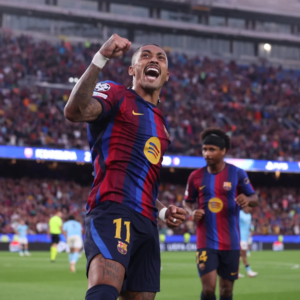 Barcelona: Raphinha assume protagonismo e chega a oito gols em cinco jogos
