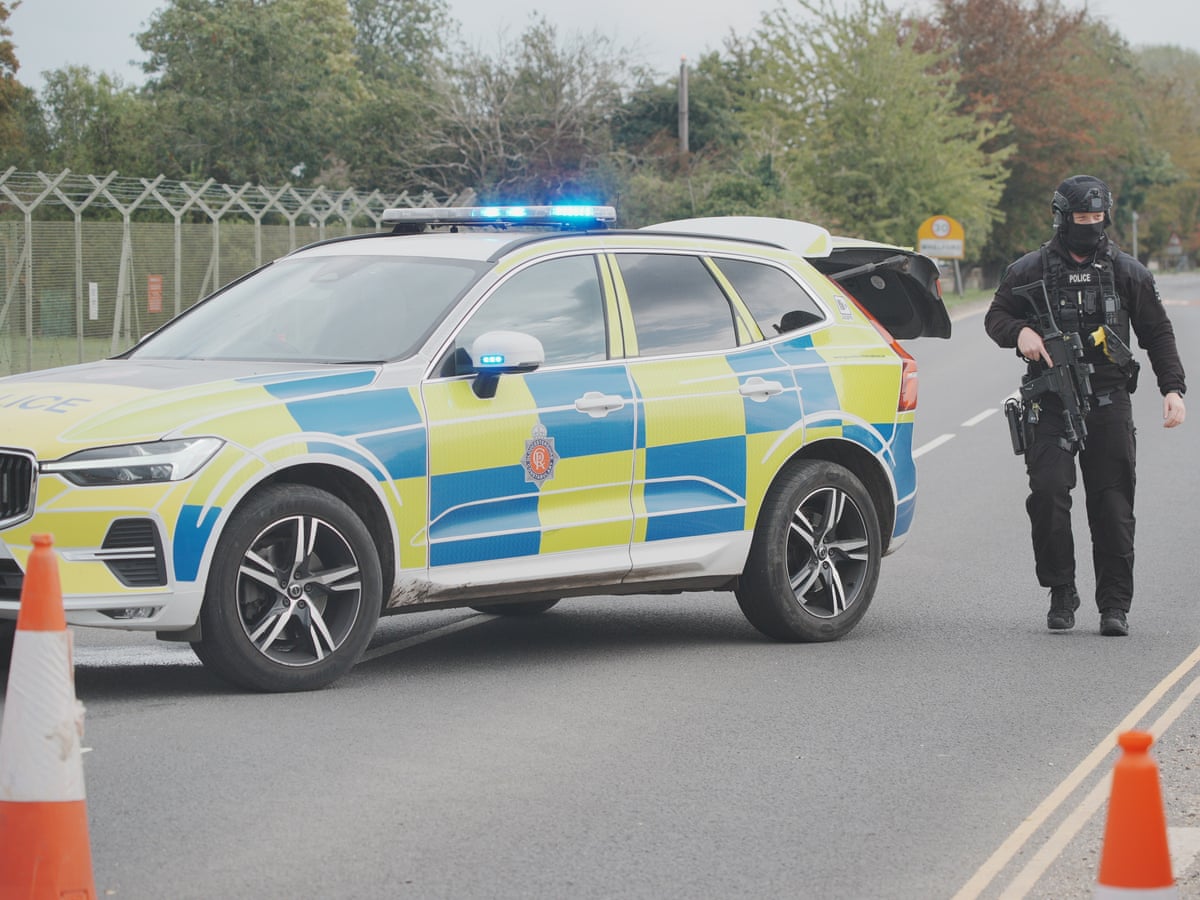 A polícia antiterrorismo investiga 'incidente grave' próximo à RAF Fairford