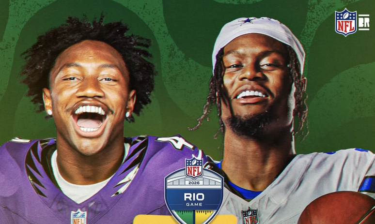 NFL no Rio 2026: Baltimore Ravens e Dallas Cowboys jogam no Maracanã; veja onde assistir