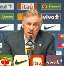 Ancelotti anunciou a lista de convocados Foto: Reprodução/Youtube/CBF