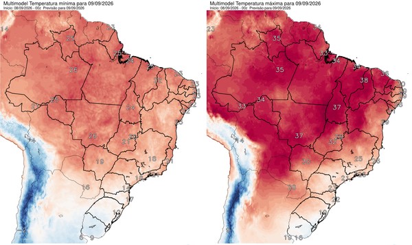 Quarta-feira será de temporais no Sul e no Sudeste; veja a previsão para o país