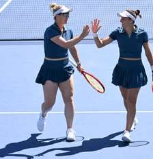 Dabrowski e Stefani no US Open Foto: Ben Solomon/USTA/Divulgação / Esporte News Mundo