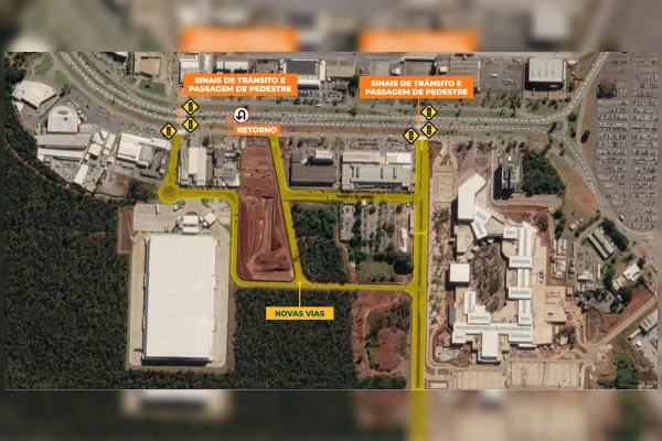 Aeroporto de Brasília terá novas vias de acesso; veja como fica o trânsito - destaque galeria