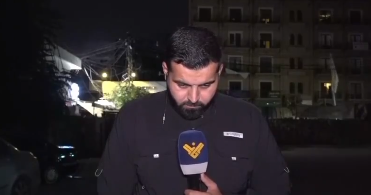 Jornalista é atingido por bombardeio durante transmissão no Líbano