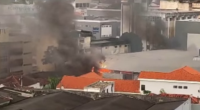 Incêndio no Centro Comercial de Passagem de João Pessoa foi causado por curto-circuito