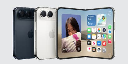Apenas que a Apple acaba de revelar um iPhone dobrável, e ele parece ótimo
