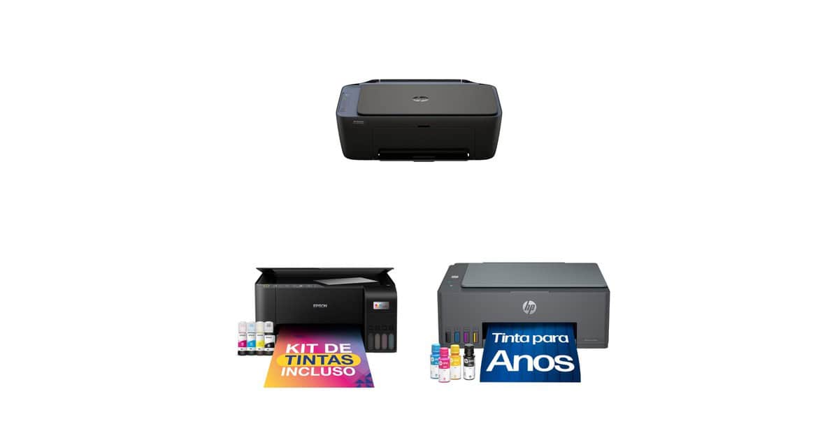 Impressoras em promoção na Amazon: escolha a ideal para o seu dia a dia
