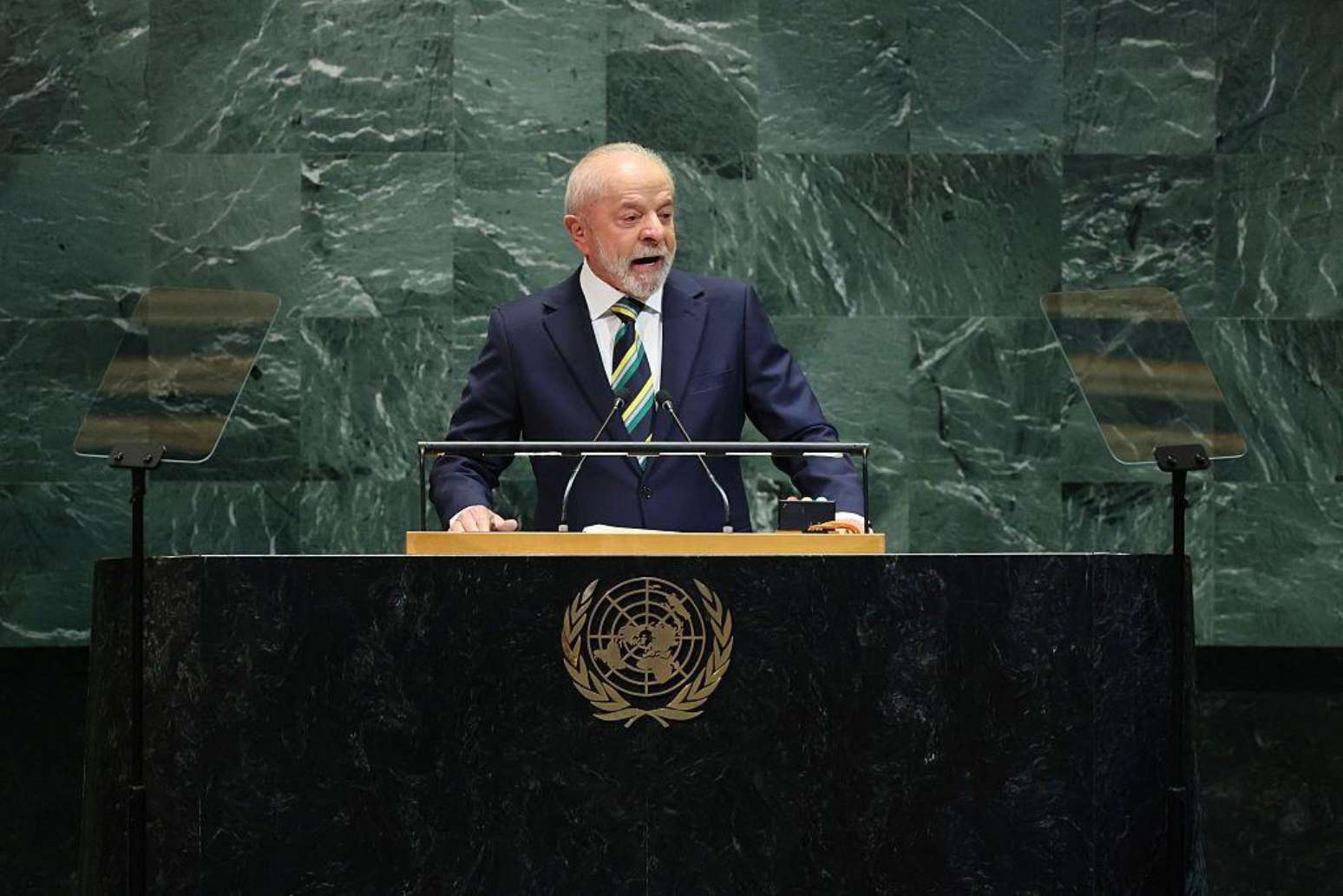 Lula em discurso em Nova York em 2025