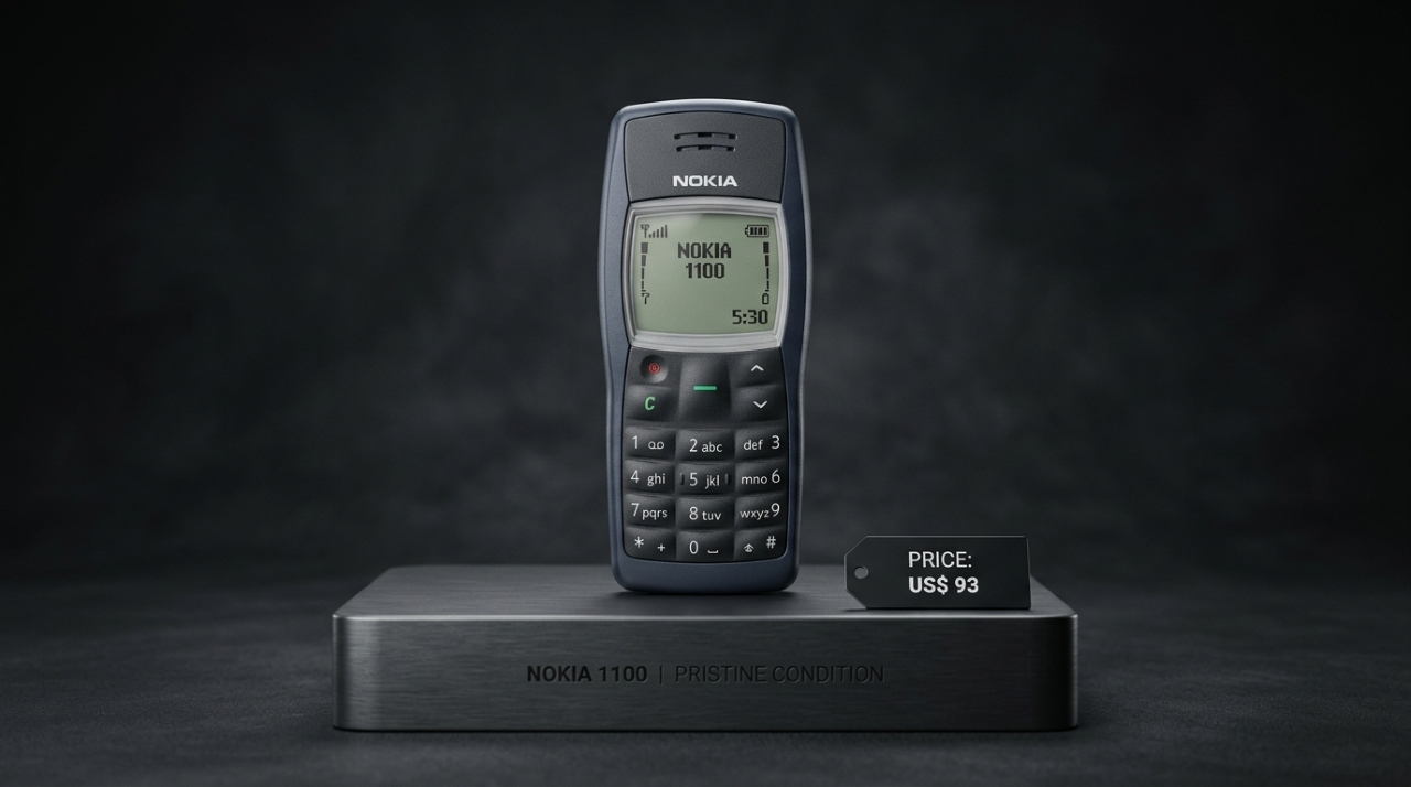Celular mais vendido da história volta a chamar atenção em 2026: Nokia 1100 reaparece como item de coleção e é anunciado por até US$ 93
