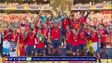 Espanha vence a Argentina e conquista a segunda Copa do Mundo