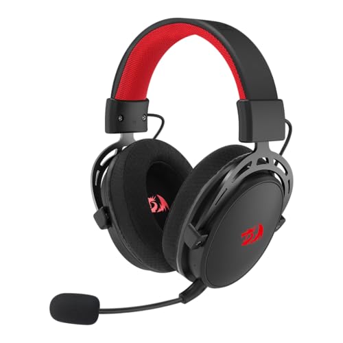 Headset Gamer Redragon Cragblade Pro Preto Sem Fio 7.1 Surround