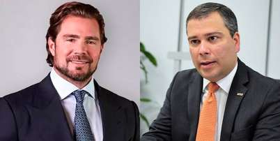 Montagem com Daniel Vorcaro (esq), dono do Banco Master, e Paulo Henrique Costa, Ex-presidente do Banco de Brasília (BRB). Fotos: Banco Master/Divulgação e Lúcio Bernardo Jr./Agência Brasília Foto: Banco Master/Divulgação e Lúcio Bernardo Jr./Agência Bra / Estadão