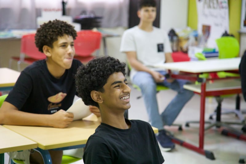 The school welcomes an average of five to 10 Emirati pupils each year. Photo: Suhail Akram / The National